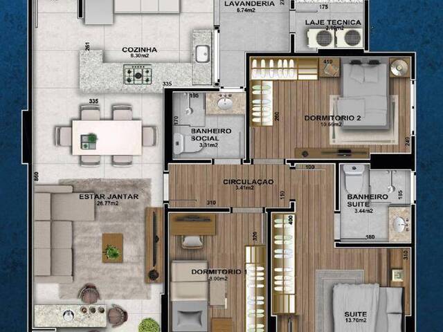 #9285 - Apartamento para Venda em Arapongas - PR - 3