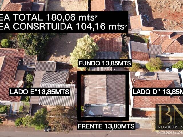#10317 - Casa para Venda em Arapongas - PR - 2